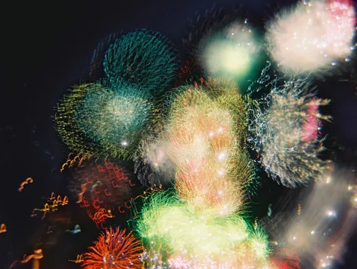 Buon anno nuovo! Il concetto.